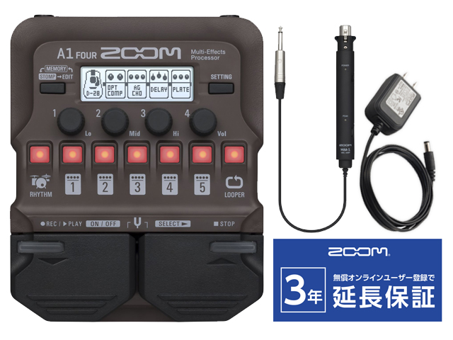 楽天市場】ZOOM G1X FOUR+ 純正ACアダプター「AD-16A/D」セット（新品