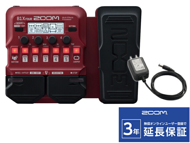 楽天市場】ZOOM B1X FOUR 純正アダプターセット ベース用マルチ