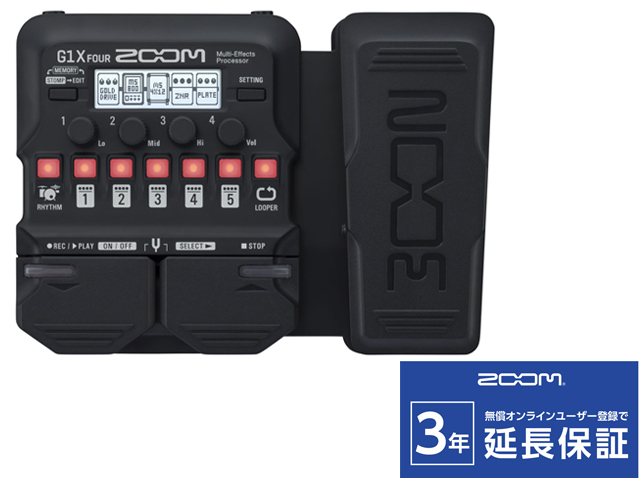 楽天市場】ZOOM G1X FOUR+ 純正ACアダプター「AD-16A/D」セット（新品 
