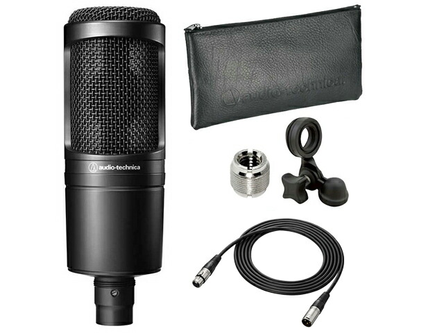 audio-technica オーディオテクニカ AT2020 + XLR-XLR ケーブル セット コンデンサーマイク 10,220円