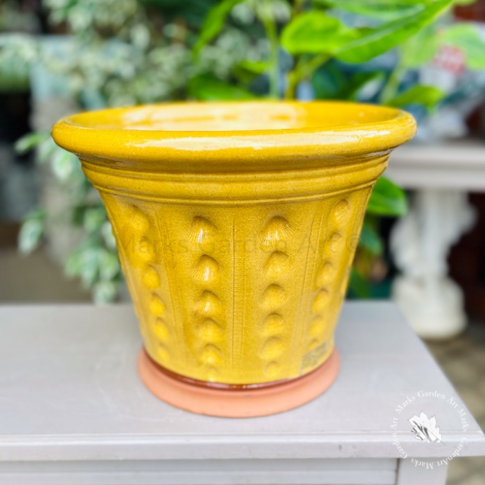 【英国製 Whichford Pelargonium Pot ウィッチフォード コックルシェル ポット グレイズ】【ラスト一点】