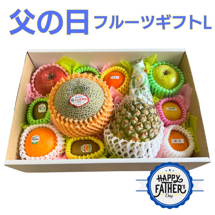＼今年の販売総数400件突破！／【父の日限定ギフト彩りおまかせフルーツセットL (メロン２個入) 】数量限定 送料無料 父の日ギフト 健康 ヘルシー ビタミン スイーツ ギフト 人気 果物
