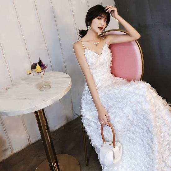 ロングドレスaライン 演奏会 10代 ワンピースドレス 夏 キャバ 30代 ロングドレス きれいめ パーティードレス ワンピース 女子会 ワンピース 食事会 ノースリーブ ホワイト ロング フェアリー 10代 代 30代 夏 春 新作 大きいサイズ 個性的 Marmelo Sunnyday