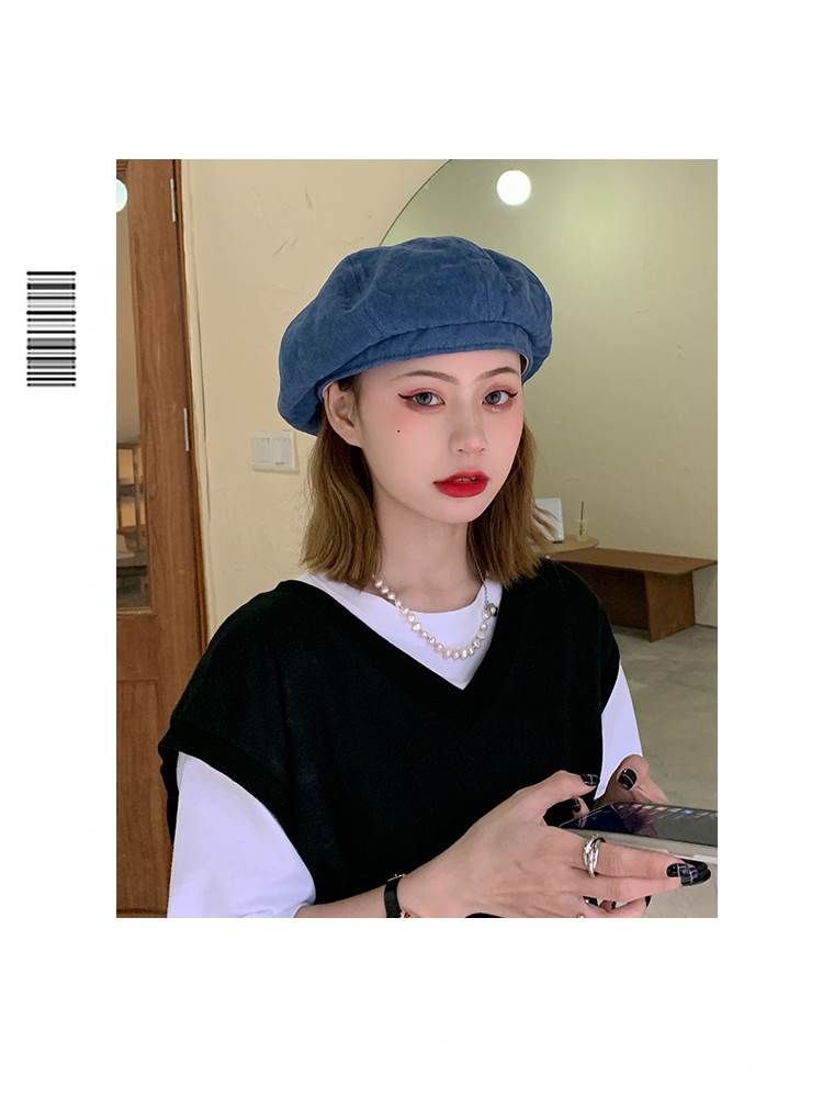 ☆大人気☆韓国デザイン ベレー帽 ハンチング キャスケット 美シルエット