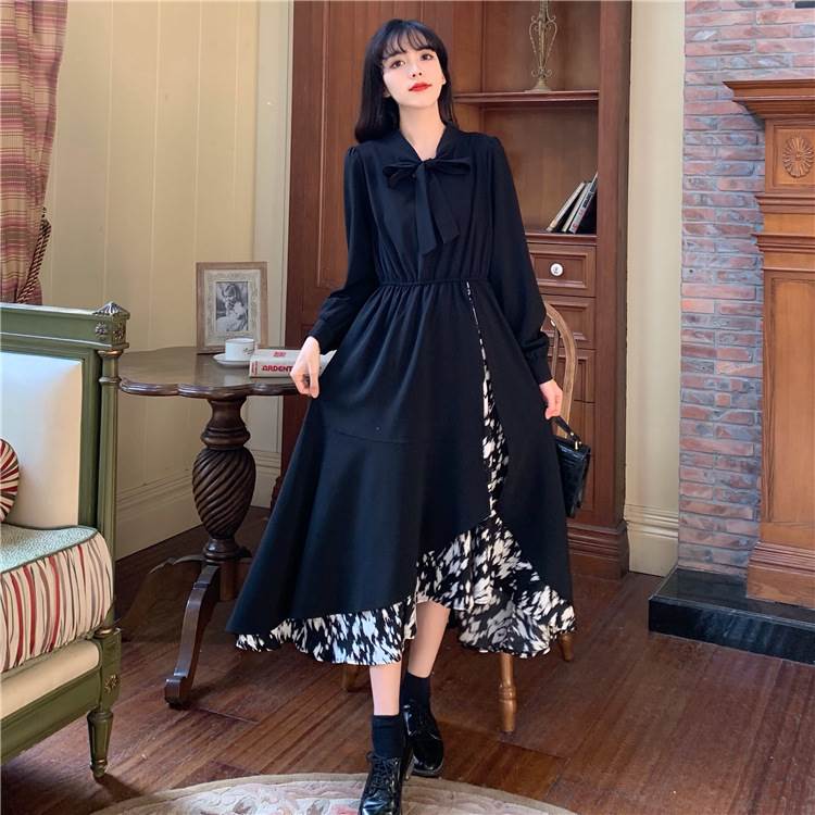 BLACK FORMAL（ブラックフォーマル 喪服）ボートネックフレア
