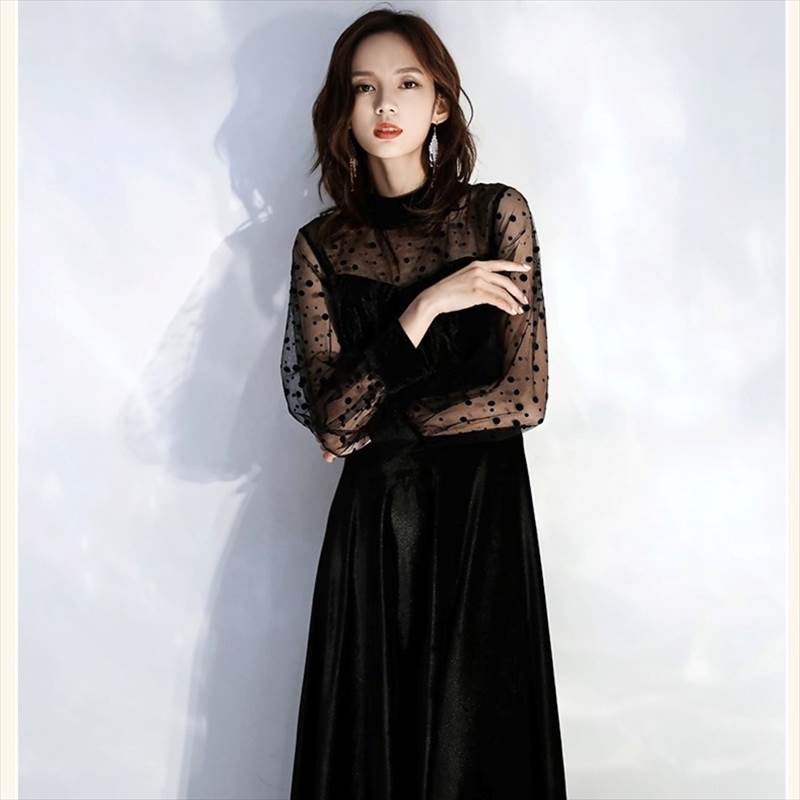 楽天市場】パーティードレス ロング ドレス 黒 大人可愛い 個性的