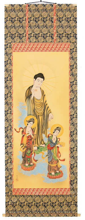 楽天市場】掛け軸 掛軸 観音様風神雷神(斎藤 悦山)送料無料 代引 楽天市場】掛け軸 掛軸 観音様風神雷神(斎藤 悦山)送料無料 代引
