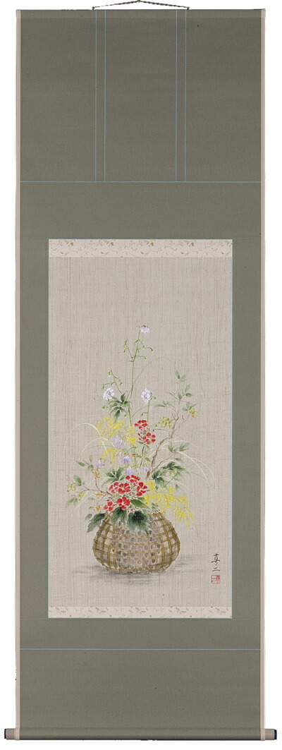 楽天市場】掛け軸／掛軸 聖蓮華（武藤 紅雲）【送料無料】【代引手数料