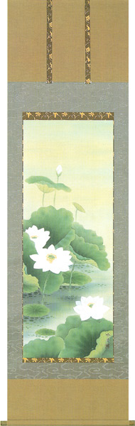 楽天市場】掛け軸／掛軸 聖蓮華（武藤 紅雲）【送料無料】【代引手数料