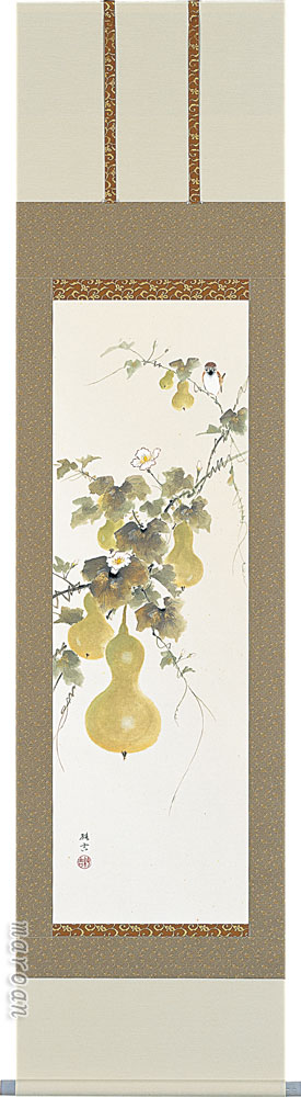 楽天市場】佐藤純吉『六瓢息災』掛軸（尺巾立） : 内田画廊