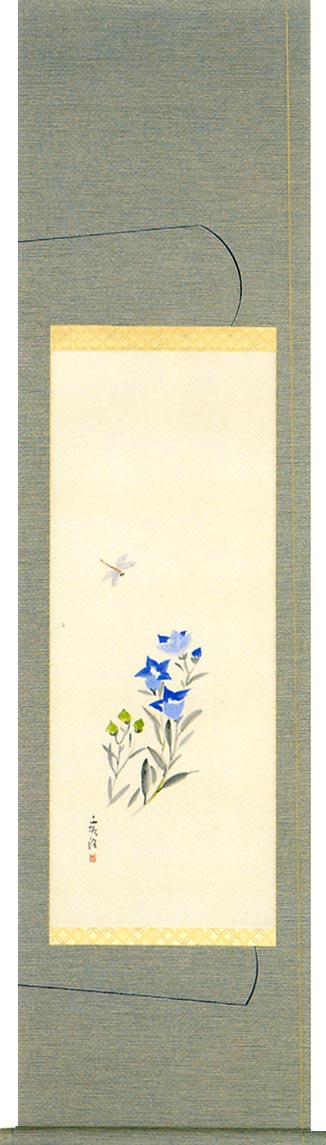 楽天市場】掛け軸 芙蓉／美術名典掲載作家 原田快元 掛軸 「全国