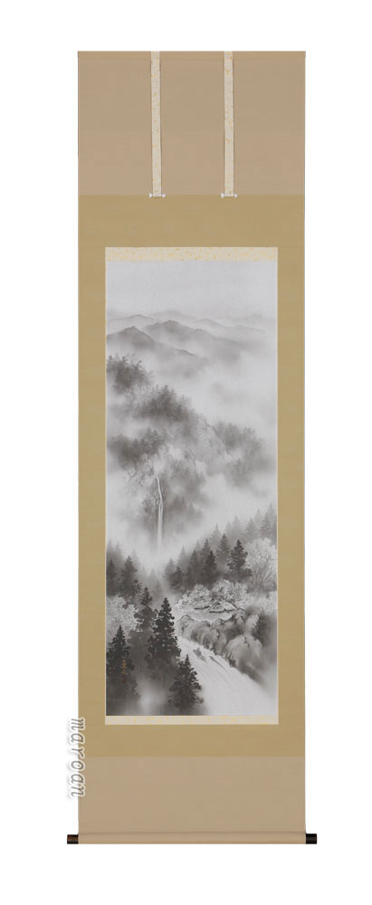 楽天市場】掛け軸／掛軸／かけじく 水墨山水（伊藤白雲）【送料無料