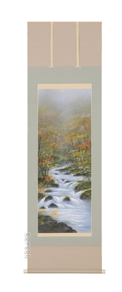 掛軸☆野々村源景☆　扇面「老 松」良好！ 扇面老松 野々村源景（直筆） 【掛け軸の販売専門店 掛軸倶楽部】