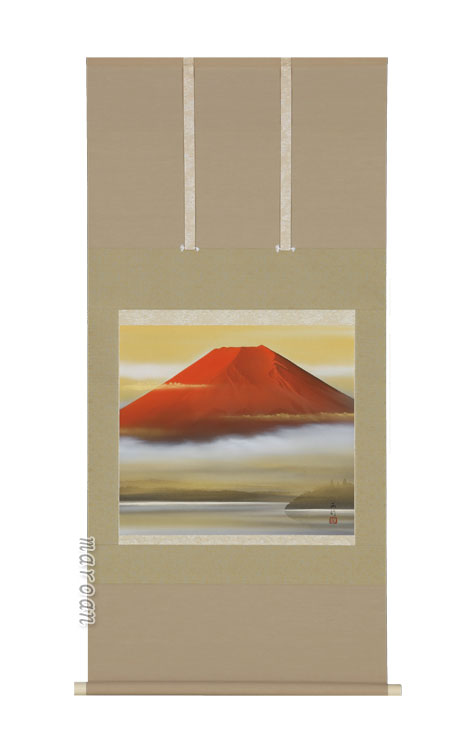 楽天市場】掛け軸／掛軸 岩上観音（川島 玉峰）【送料無料】【代引