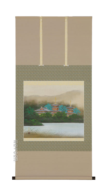 掛け軸／掛軸　薬師寺（稲垣　雅彦）【送料無料】【代引手数料無料】｜まろ庵