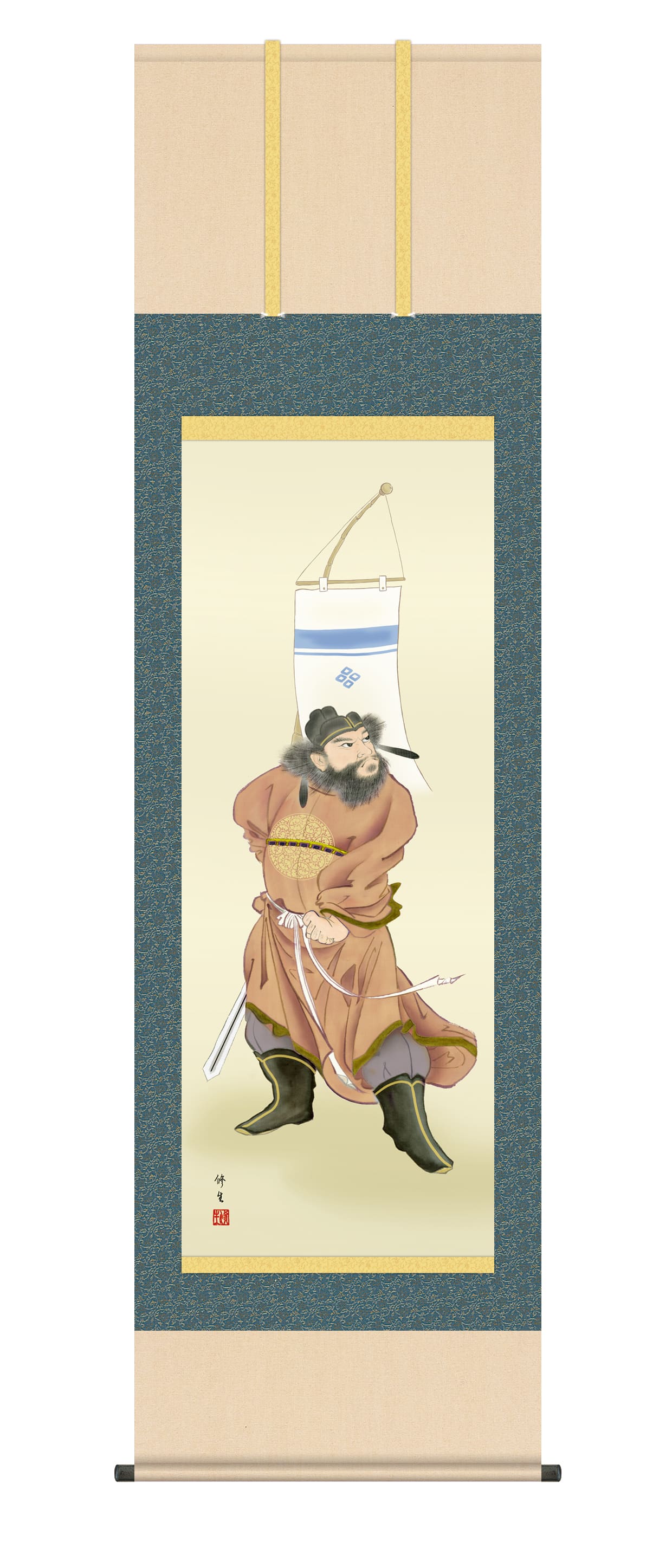 楽天市場】掛け軸 掛軸（かけじく）販売専門店鐘馗 （清水 雲峰）端午