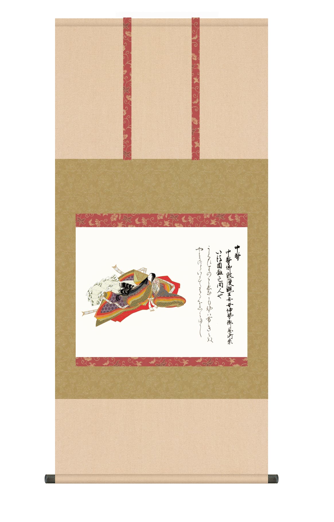 楽天市場】掛け軸 佐竹本三十六歌仙 小大君 (村瀬桃岡) 送料無料