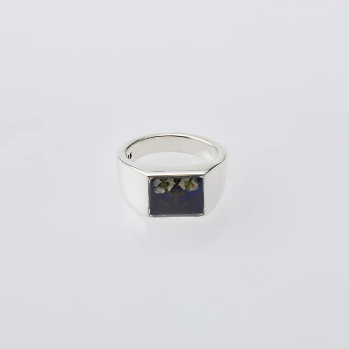 楽天市場】[送料無料]XOLO JEWELRY : Signet Ring with Flower