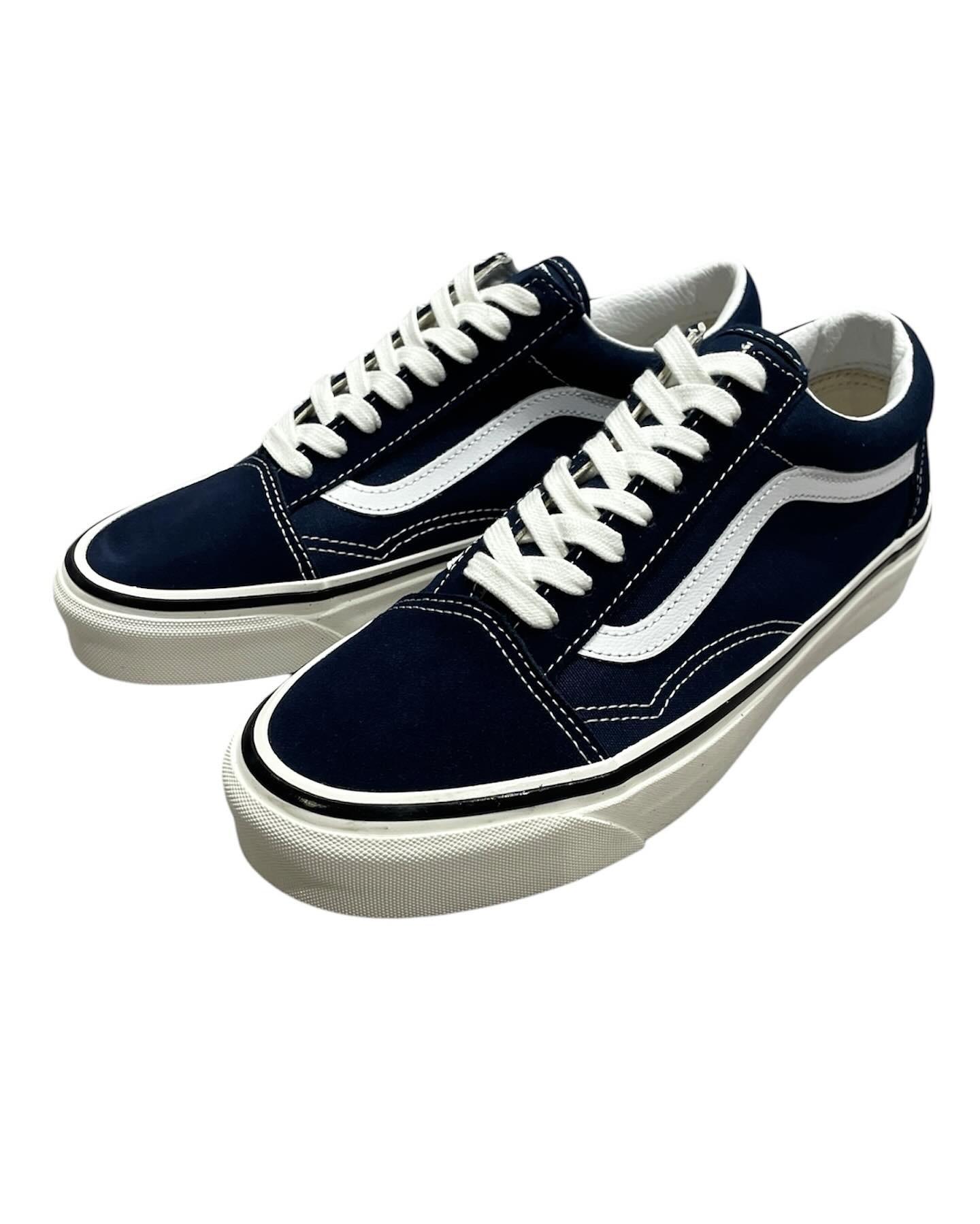 VANS OLD SKOOL 36 DX / DRESS BLUE (Anaheim Factory)アナハイムファクトリー 年寄りの学院 36 DX アナ住み処 切り口押さえる 挙げ句の果ての入荷 24ss 斑点模様