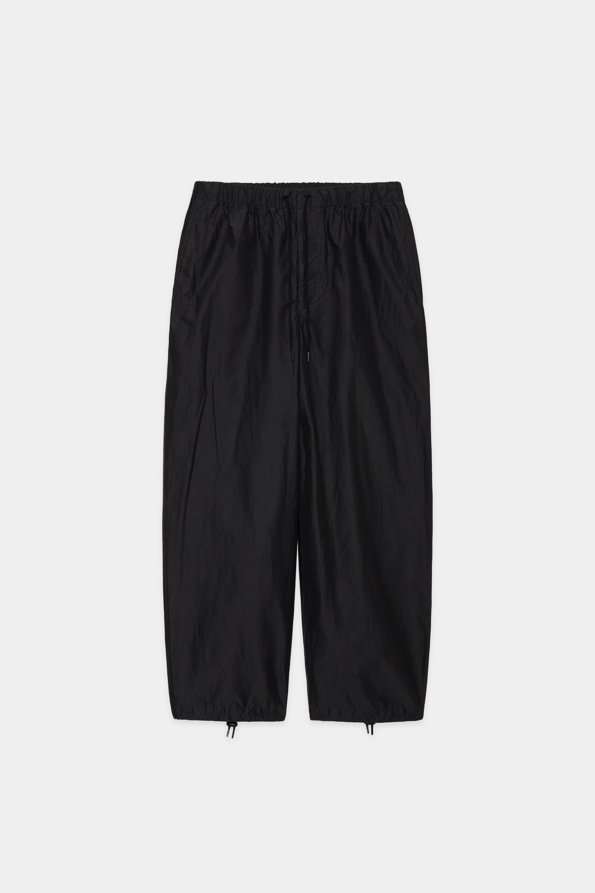 marka ORGANIC COTTON SILK HIGH COUNT TYPEWRITER COCOON WIDE EASY PANTS  目じるし 24FW 広広としたズボン下 M24C01PT01C