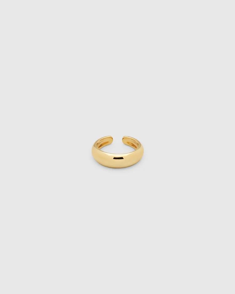 TOM WOOD Ear Cuff Thick Gold トム木材 イヤーカフ 一般受け品目 ゴールド 宝飾品 100410