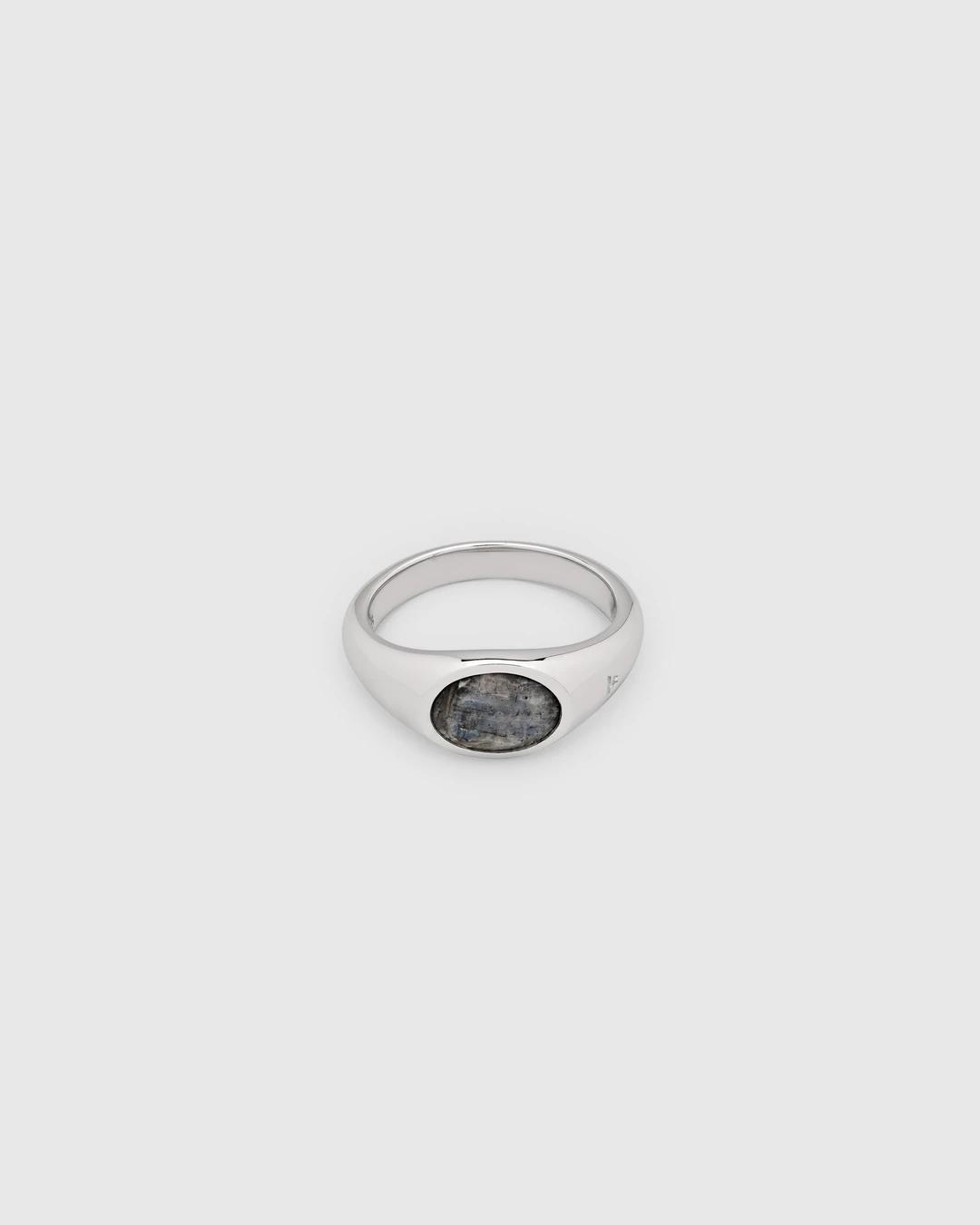 新品 TOM WOOD Shield Larvikite リング 指輪 58 TOMWOOD（トムウッド） Cushion Larvikite Ring（クッションラル