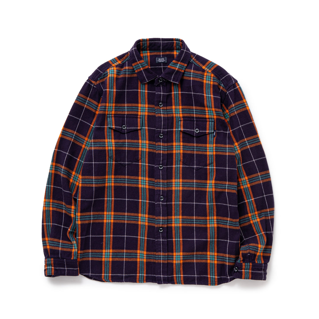 楽天市場】RATS OMBRE CHECK SHIRT ラッツ オンブレ チェック シャツ