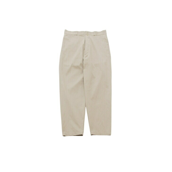 YAECA Chino Cloth Trousers Wide Tapered BEIGE ヤエカ チノズボン下 24aw 24fw 14654BGE ズボン・パンツ-メンズファッション