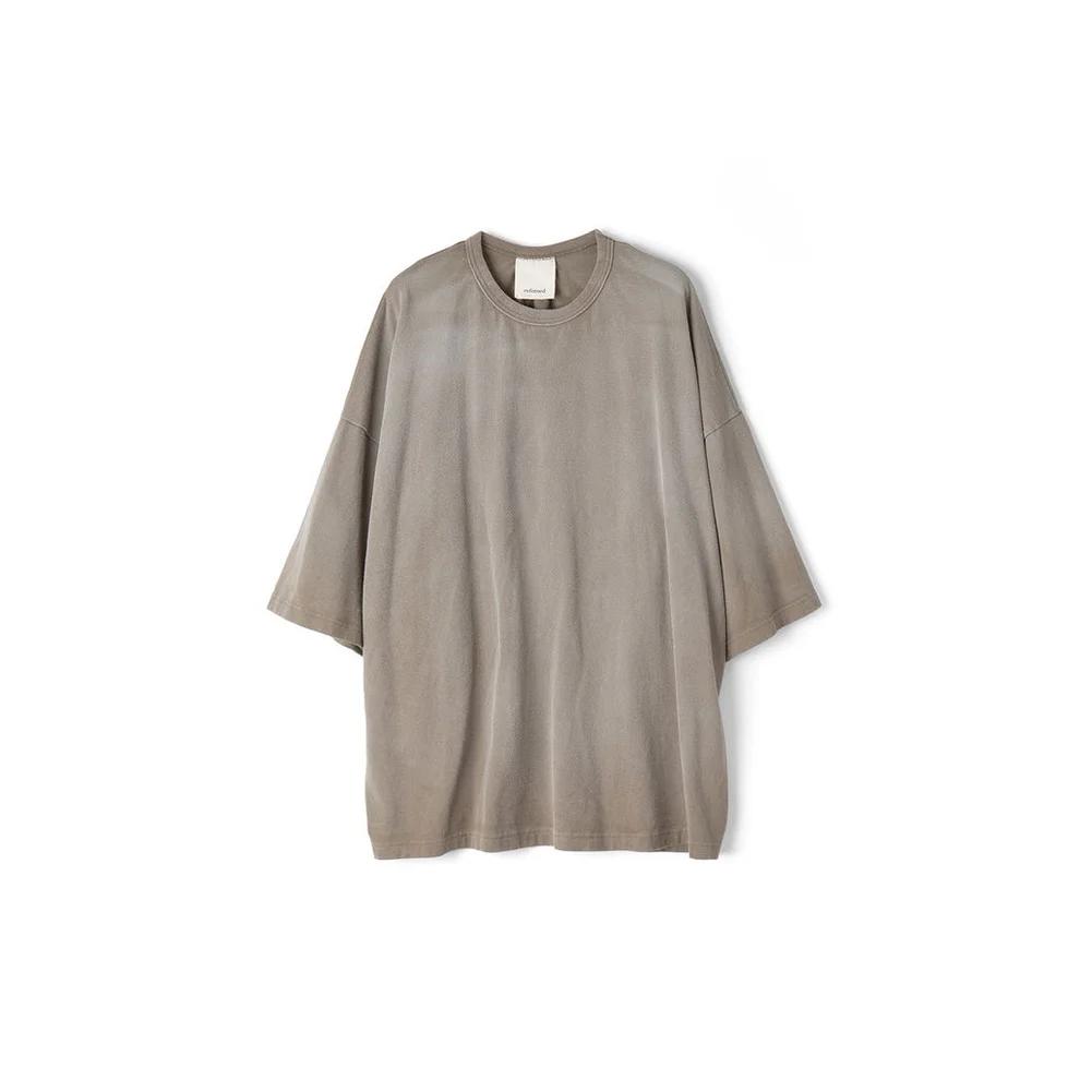 refomed 10 WASH GIANT TEE リフォメッド テン ウォッシュ ジャイアント ティーシャツ 25SS RECU-037|maroon.webstore