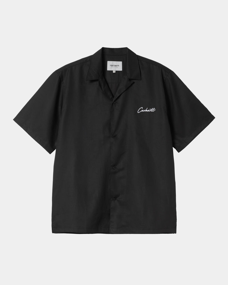 カーハート ボーリングシャツ ブラックピンク レーヨン carhartt WIP カーハート ボーリングシャツ ブラックピンク レーヨン carhartt