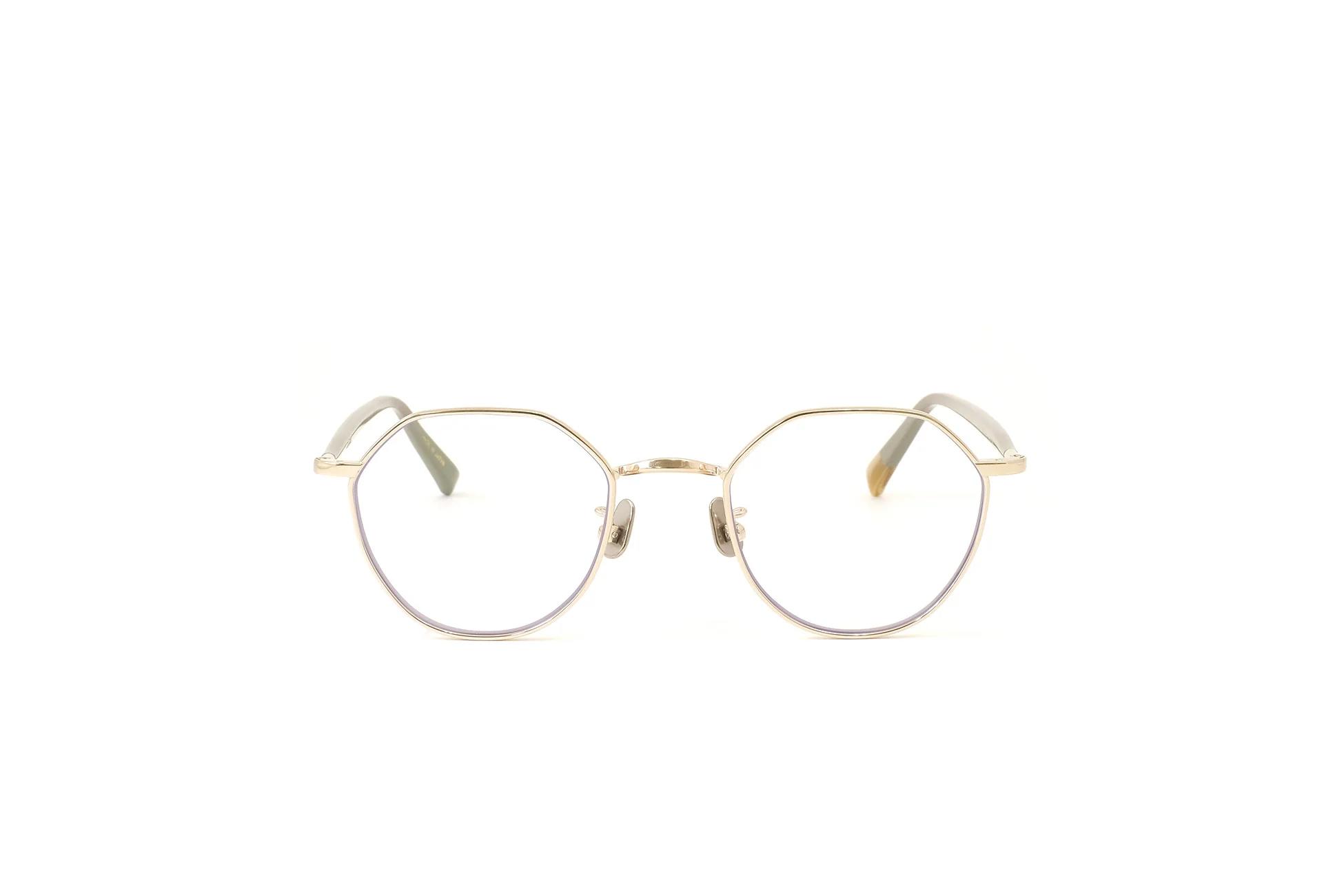 BLANC.. B0021 - WHITE GOLD - SOFT KAHKI / CLR 黒眼鏡 アイウエア ユニ一発やる 25SS
