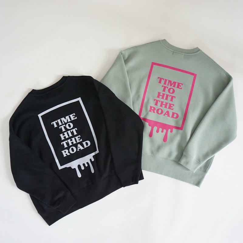 intoxic.sweat pullover flocky print イントキシック プルオーバー スウェット オーバーサイズ フロッキープリント マグパイ 22AW 新作
