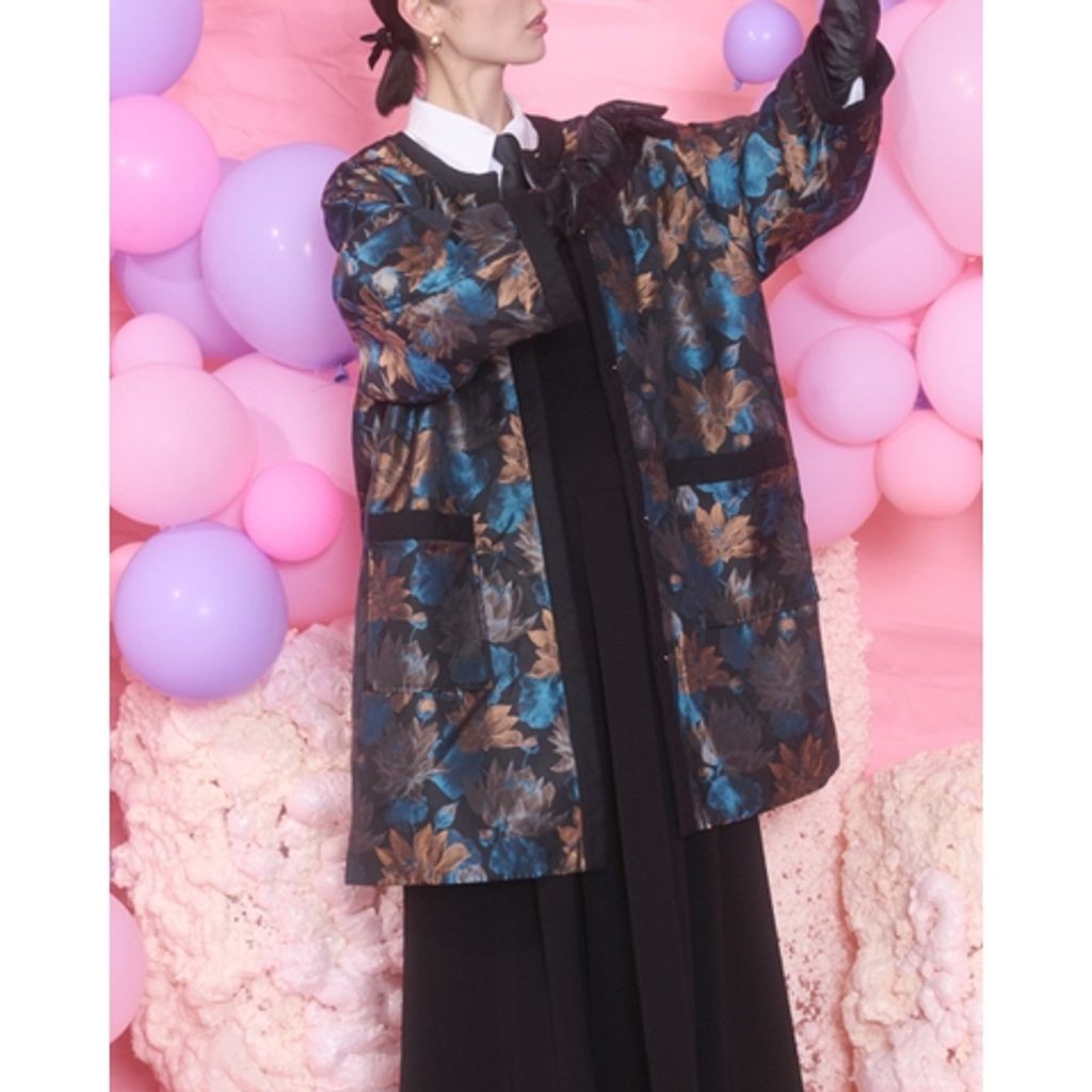 【トーマスマグパイ】flower jacquared blouson 楽天市場】THOMAS MAGPIE flower Jacquard blouson : maroon