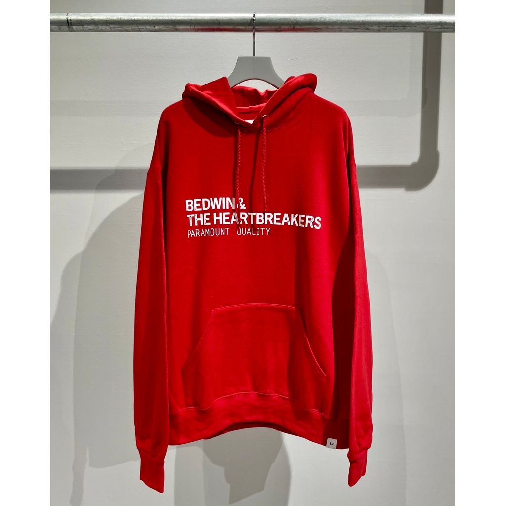BEDWIN \u0026 THE HEARTBREAKER LINEAGE Ex. PRINT HOODIE（RED）