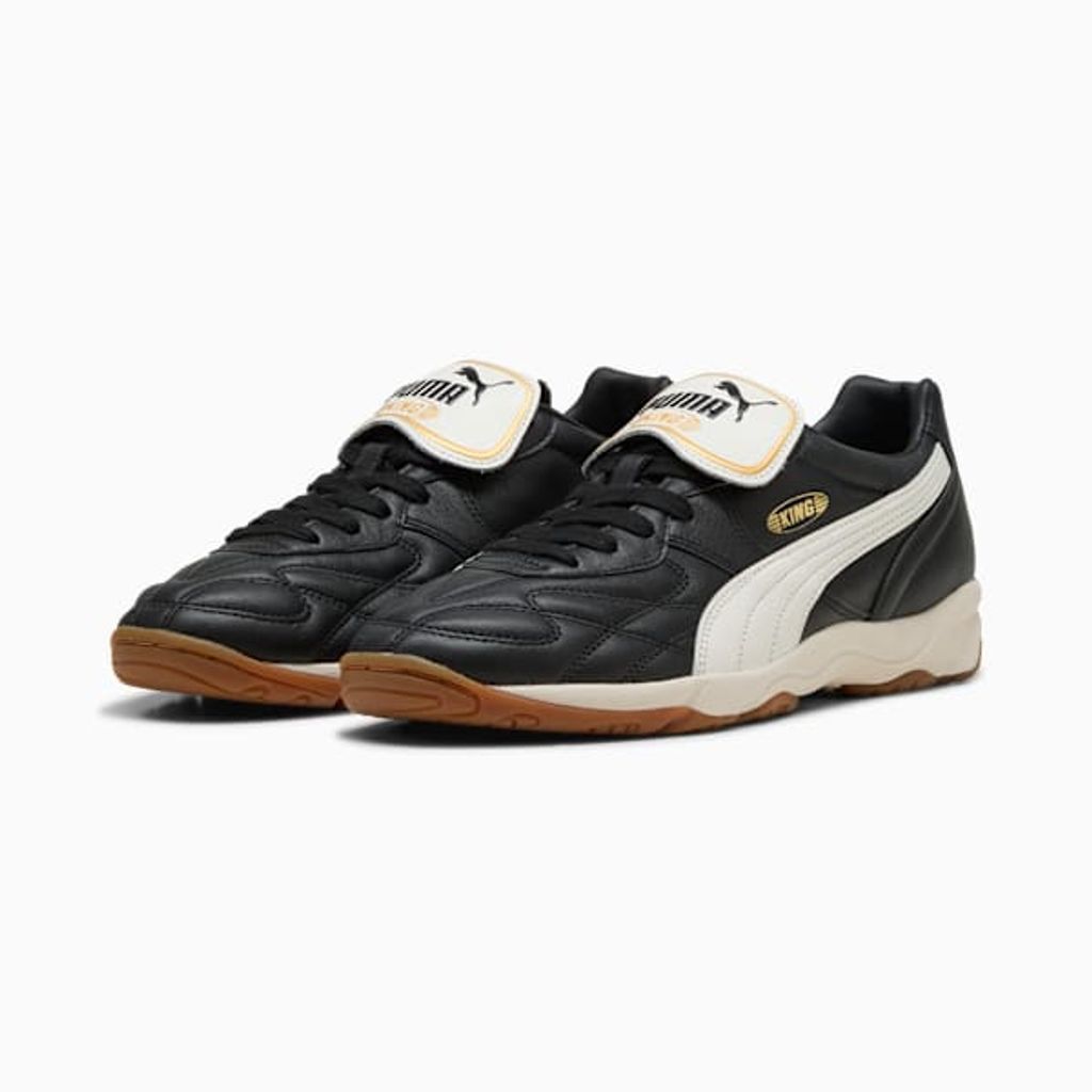 PUMA メンズ 第一人者 インドア スニーカー(PUMA Black-Warm White)