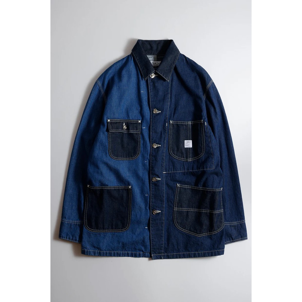 楽天市場】FDMTL ファンダメンタル JACQUARD DENIM BLOUSON RINSE