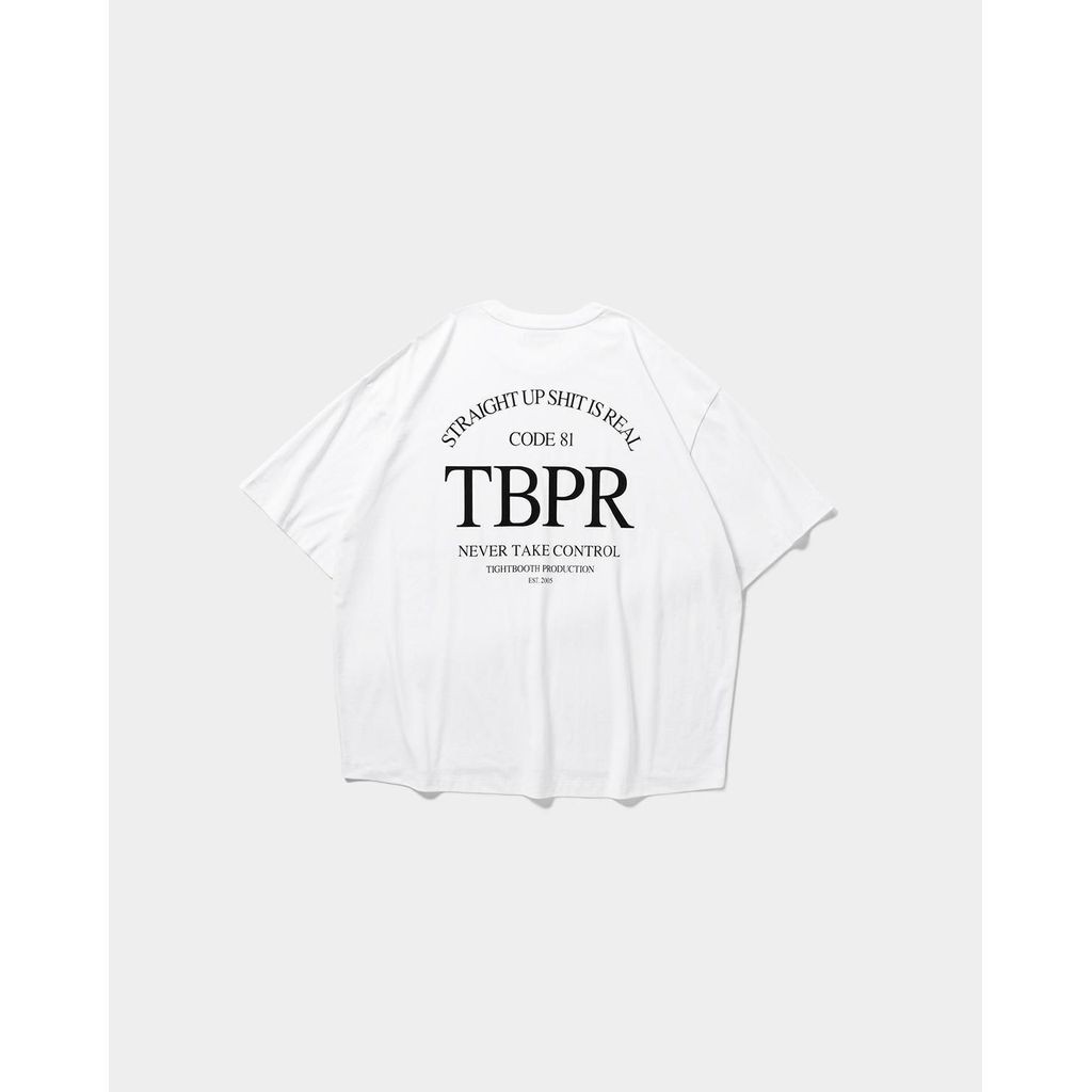 TIGHTBOOTH タイトブース 半袖ストレートアップロゴ ベロア Tシャツ STRAIGHT UP VELOUR T-SHIRT - TIGHTBOOTH® タイトブース