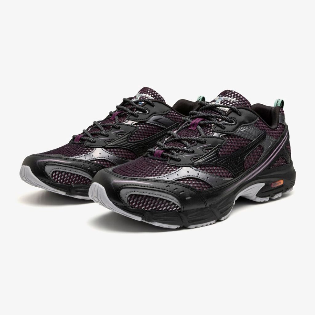 MIZUNO MXR(パープル×黒いこと×うす暗い薄墨色)