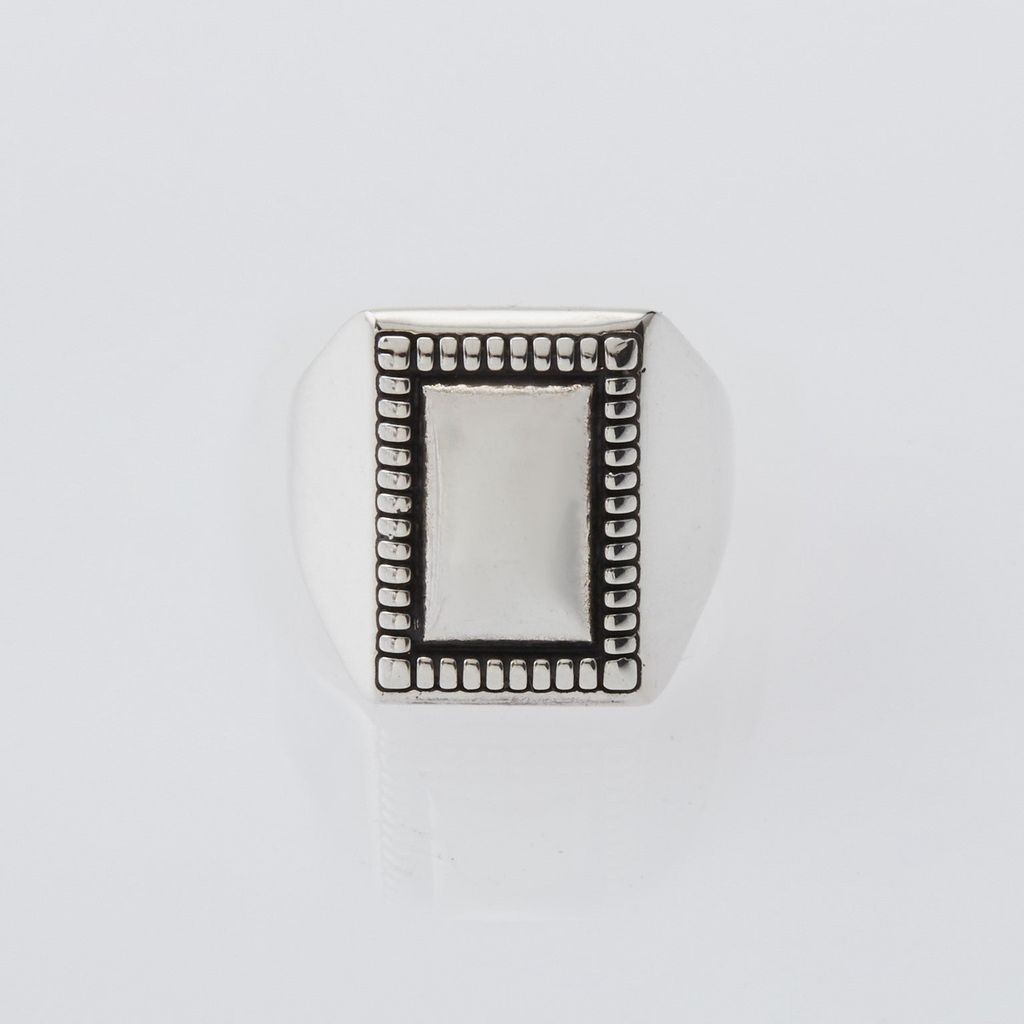 XOLO JEWELRY Square Mirror Ring ショロ 宝飾品 輪っか