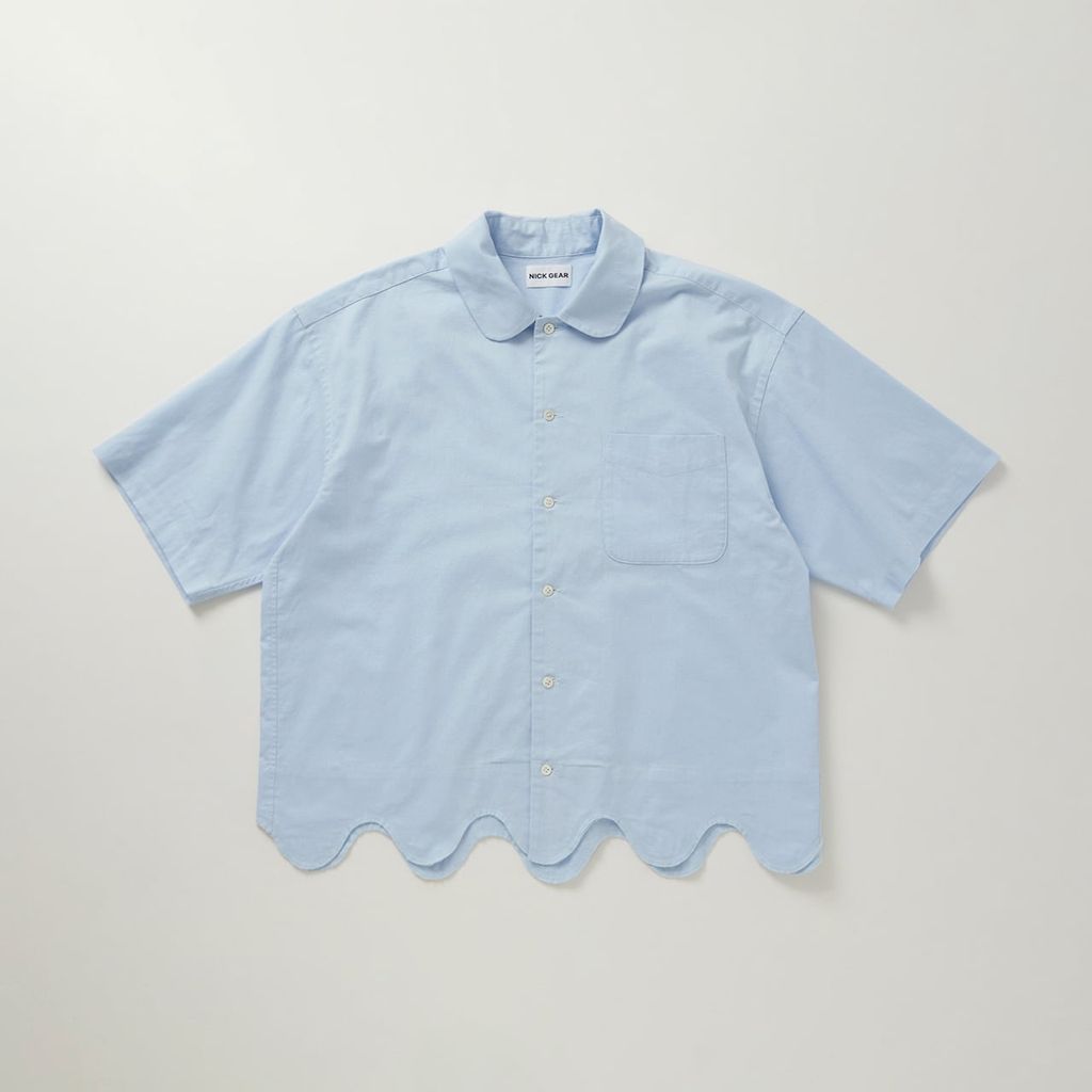 NICK GEAR Wave Short sleeve shirt｜maroon.webstore