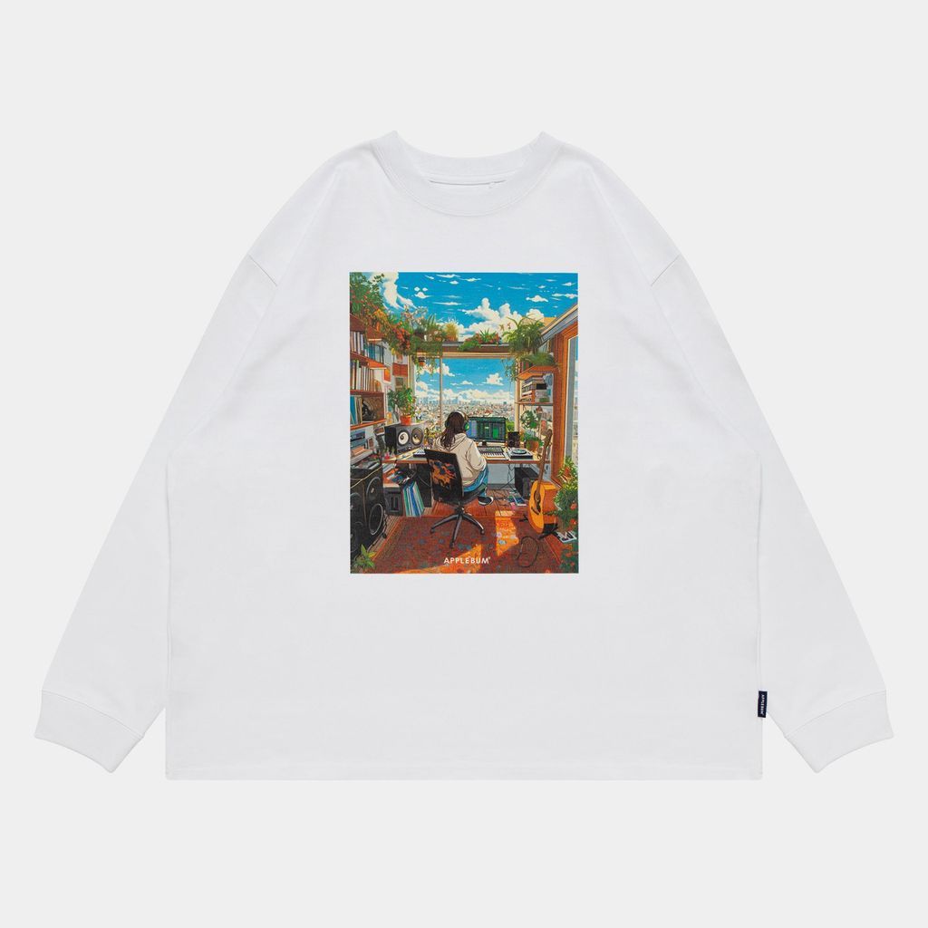 APPLEBUM "Perfect Daytime" L/S T-shirt 12oz ｜maroon.webstore