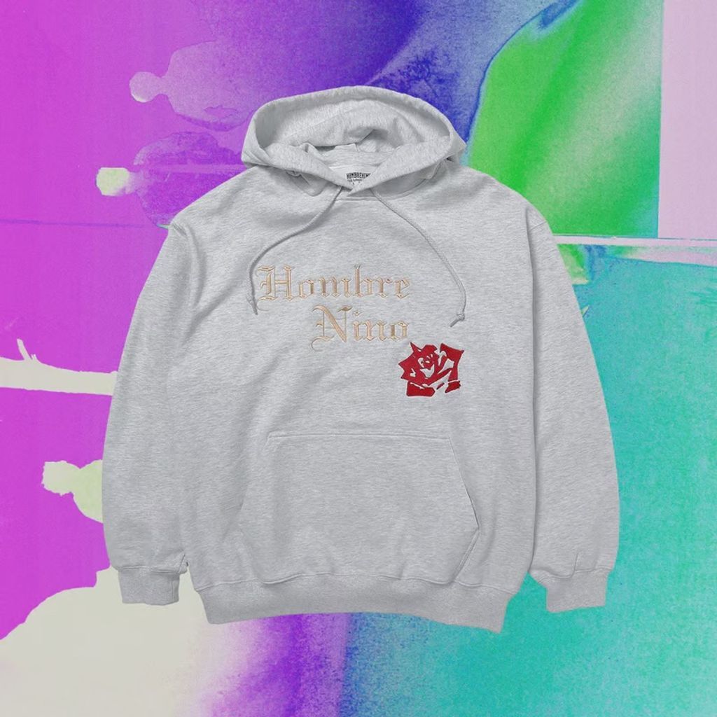 HOMBRE NINO HOODED PULL OVER (ROSE)|maroon.webstore