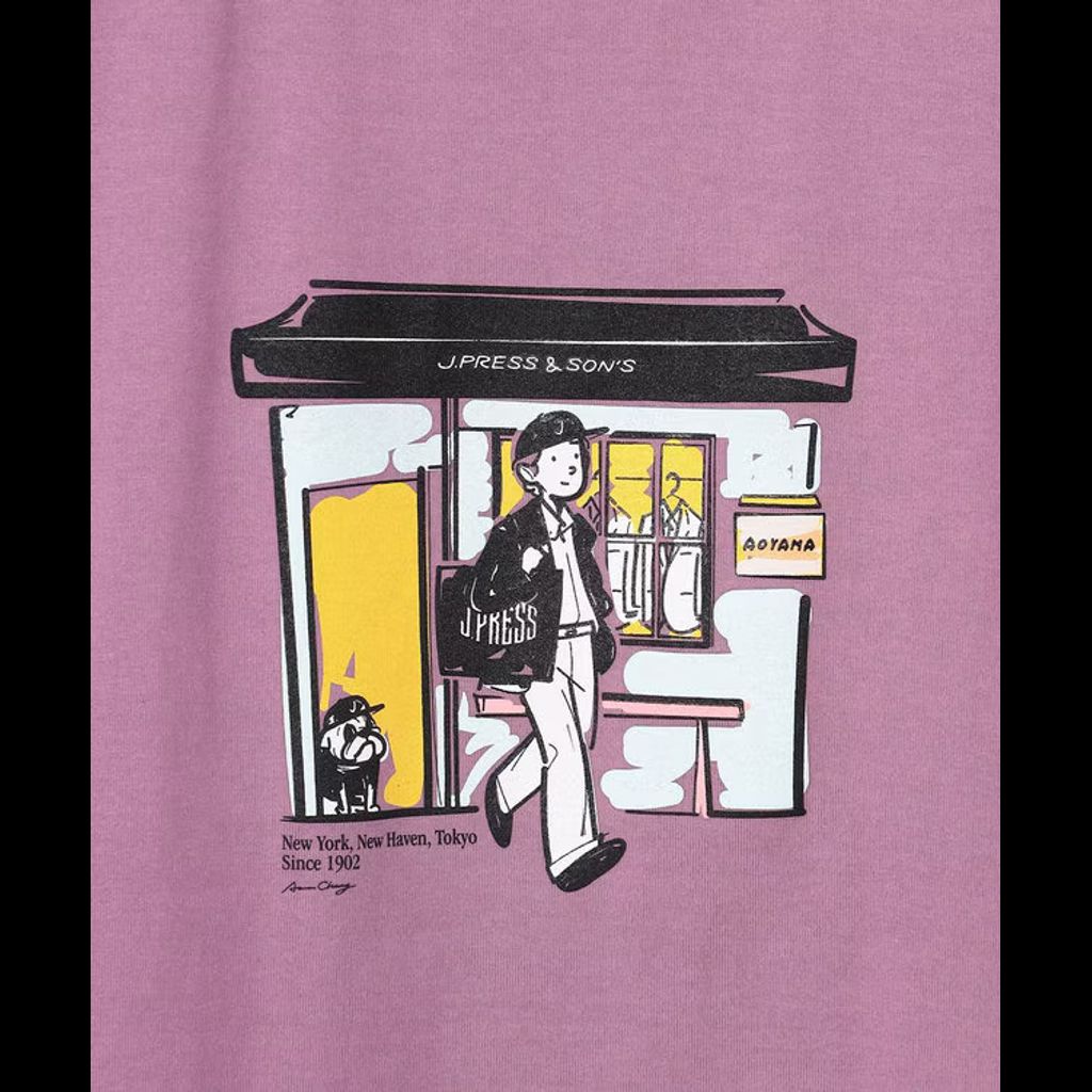 J.PRESS 【AaronChang】【UNISEX】グラフィック Tシャツ｜maroon.webstore