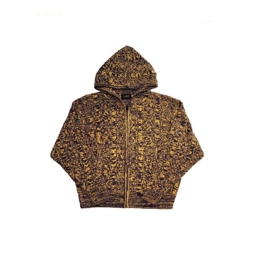 VOO MIX F.Z.P KNIT JACKET｜maroon.webstore