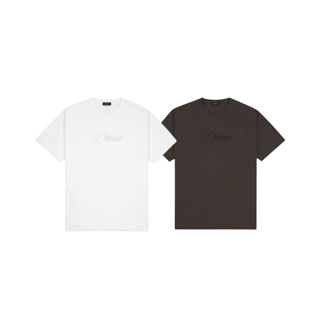 新品未使用 Dime ICY CURSIVE T-SHIRT ブラック Sサイズ Dime Icy Cursive T-Shirt / Black (ダイム Tシャツ / 半袖