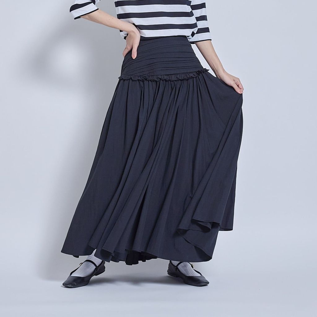 THOMAS MAGPIE Back Satin Skirt 2262614｜maroon.webstore
