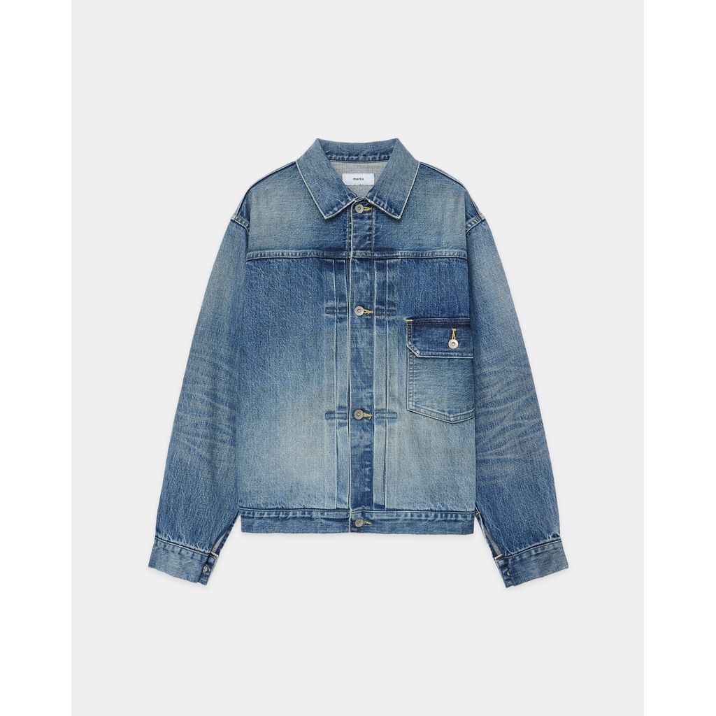 marka ORGANIC COTTON 13.5oz SELVEDGE DENIM TYPE-1 DENIM JACKET｜maroon.webstore