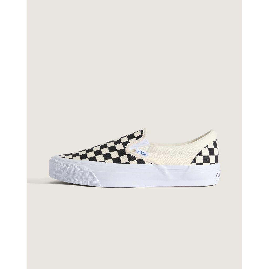 VANS PREMIUM スリッポン LX Slip-On Reissue 98(BLACK/OFF WHITE)｜maroon.webstore