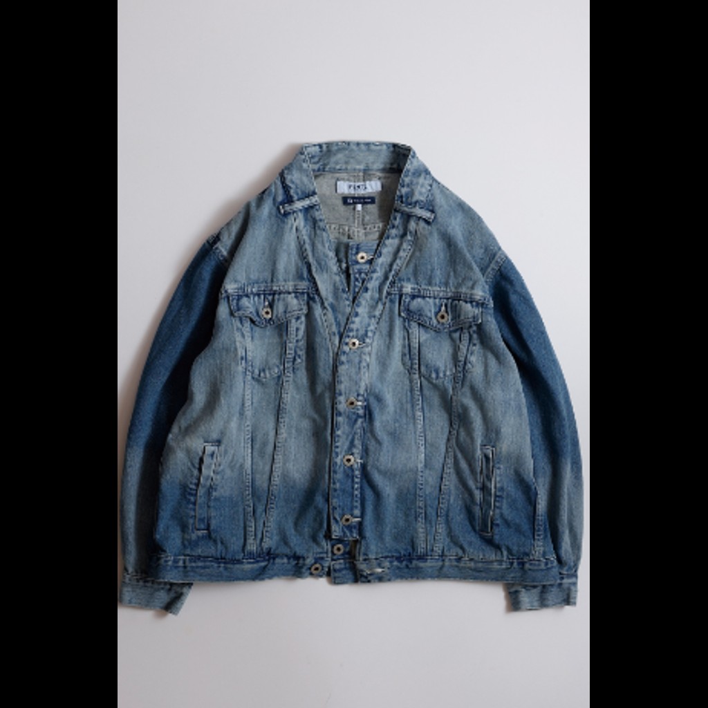 FDMTL FA26JK19U DENIM T-FORM JACKET 3YR WASH