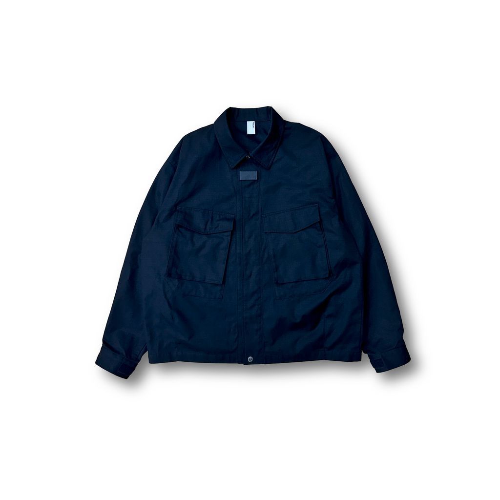 POLIQUANT THE FATIGUE TRACKER JACKET WITH DEFORMED MULTIPLE LARGE POCKET｜maroon.webstore